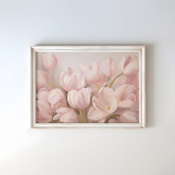Spring's Delight: Pink Tulip Harmony