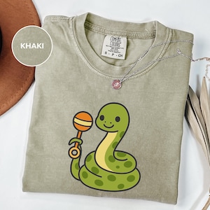 Funny Rattlesnake T-shirt, Snake Pun Tee, Comfort Colors® Shirt, Gift for Reptile Lovers, Humorous Animal Top