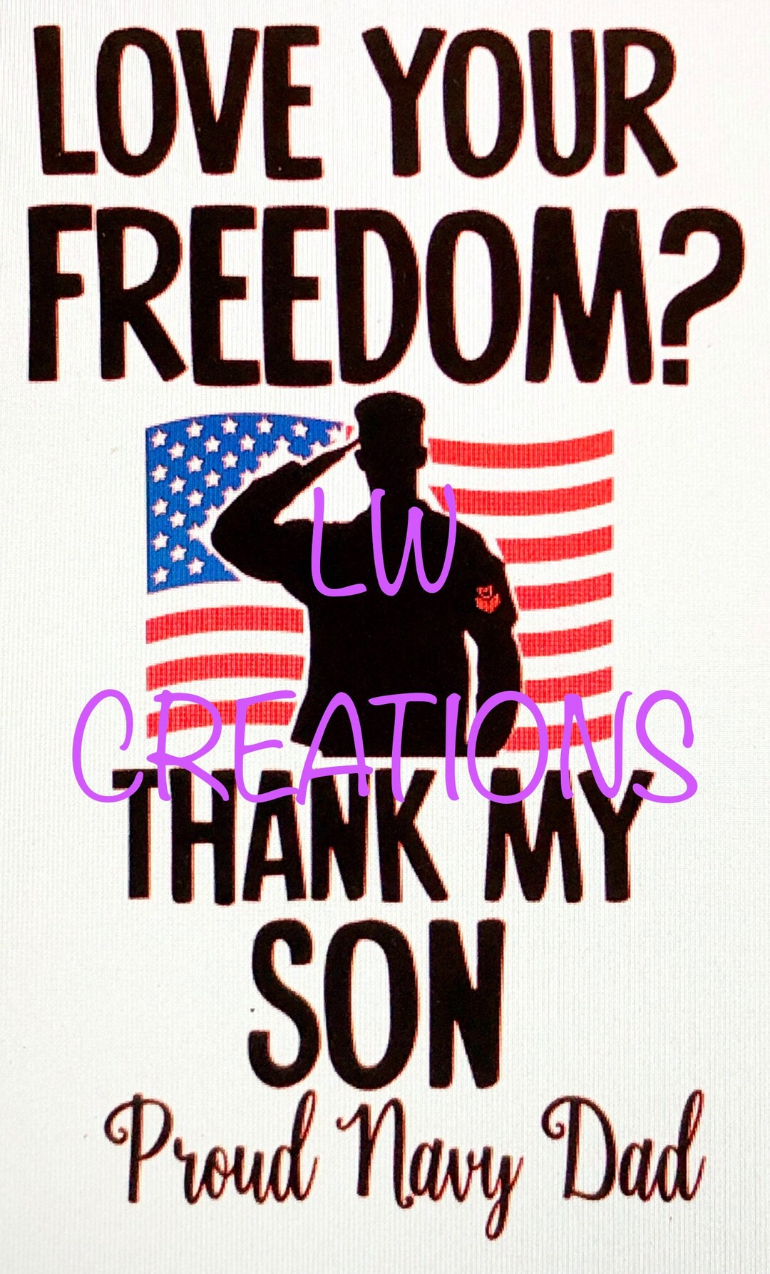 Proud Navy Mom / Dad Vinyl Car Decal Love Your Freedom? Thank My SON - Etsy