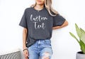 Custom Text T-Shirt, Custom Tee Shirts, Custom Shirt with Photo, Shirt Gift, Plus Size Graphic Tee, Men&#39;s Funny Tshirt, Hoodie Sweatshirt