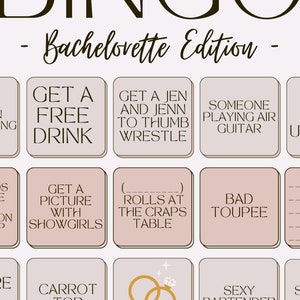BINGO Edizione addio al nubilato LAS VEGAS