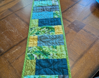 Long Skinny Greens Table Runner