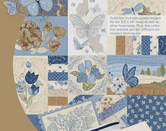 Anita Goodedesign Premium Collection Flora och Fauna Broderi CD & Bok