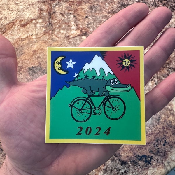 KGLW Bicycle Day LSD King Gizzard Vinyl Sticker Lizard Wizard, Albert Hoffman