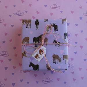 Cowgirl Donkey - westerncadeaupapier