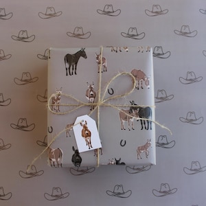 Vatertag Esel - Western Wildtiere Geschenkverpackung, Geburtstag, Vatertag
