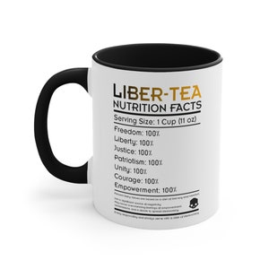 Helldivers 2 Liber-Tea Accent Coffee Mug, 11oz Funny White Joke Cup Mugs Gift For Him Her Gamer Birthday Fun Liberty Libertea Comedy Humor zdjęcie 8