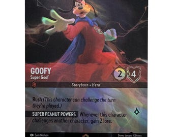 2024 Disney Lorcana Goofy Super Goof #107 FOIL PSA 10 Gem Mint - Etsy