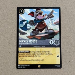 Mickey Mouse - Inspirational Warrior Proxy Card