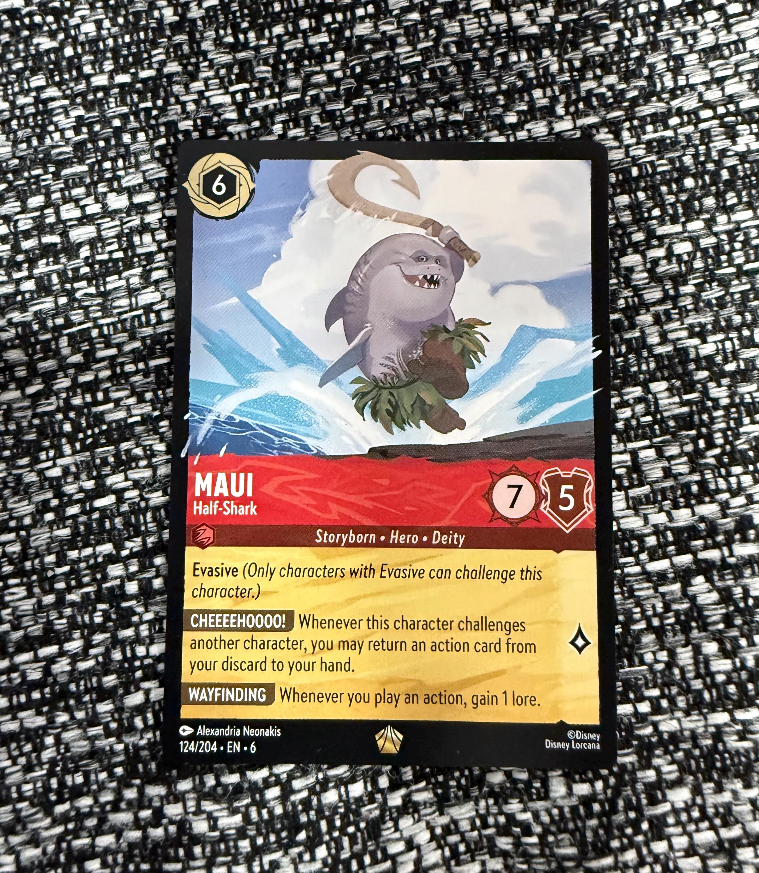 maui lorcana card Lorcana - The First Chapter - Maui - Demigod (Rare)