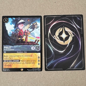 Piglet - Sturdy Swordsman Proxy Card