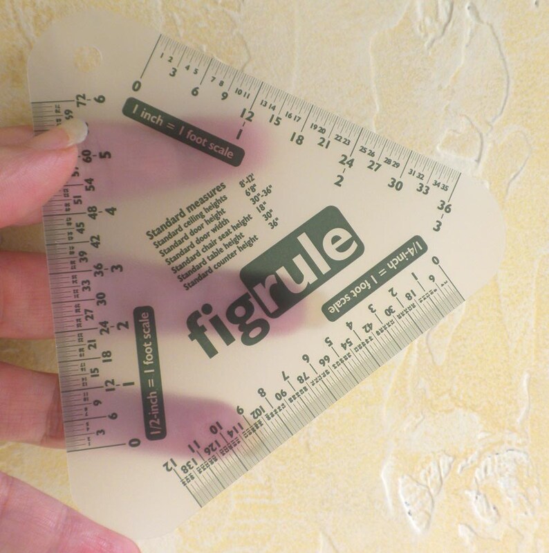 Dollhouse Miniature Scale Ruler / Converter Automatic Etsy