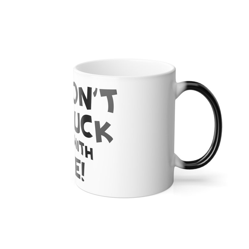 Don't Duck with Me Color Morphing Mug, 11oz zdjęcie 4