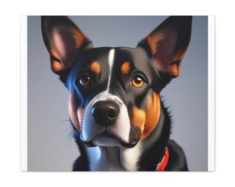 Dog Canvas Gallery Wraps, Pet, Animal