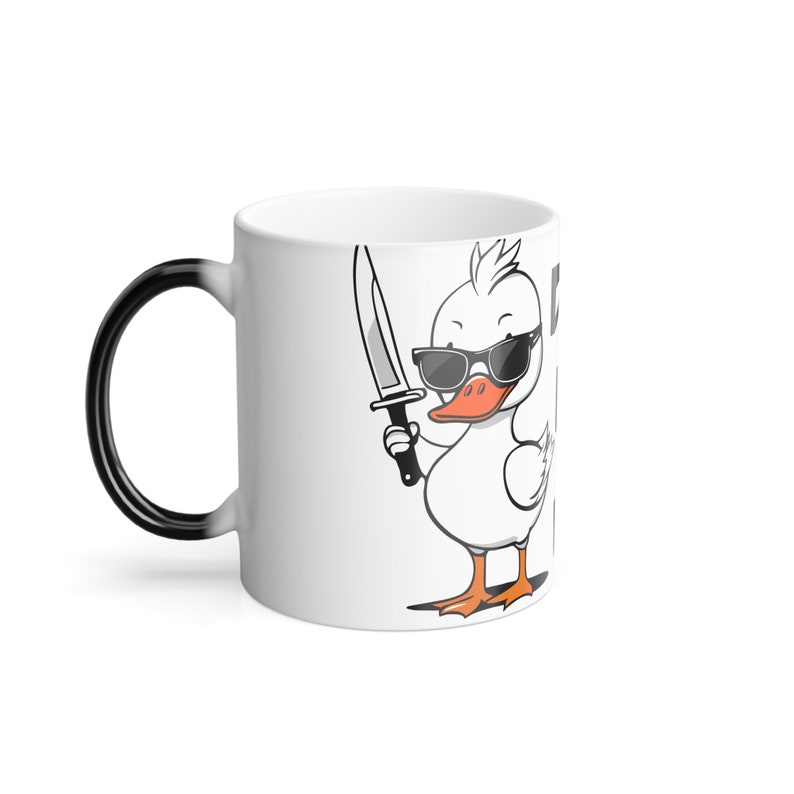 Don't Duck with Me Color Morphing Mug, 11oz zdjęcie 3