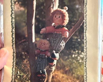 Vintage Clancy Clown Doll Sewing Pattern Soft Toy 1984