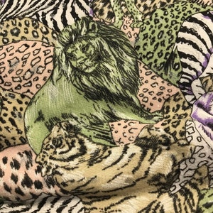 tissu en tricot Safari vintage