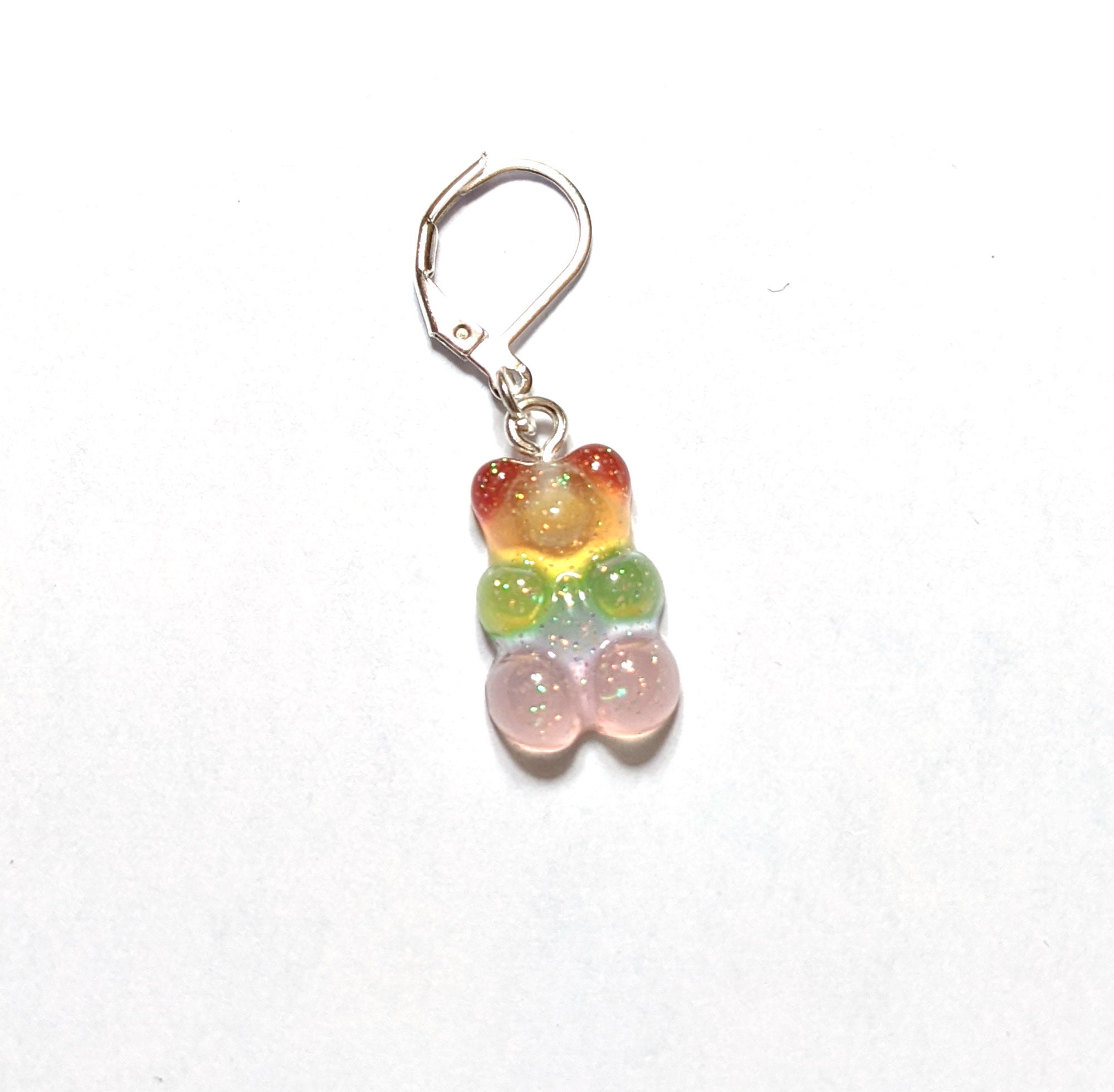 Gummy Bear Glitter Stitch Markers for Crochet and Knitting Set of 10 D –  YarnNecklaces