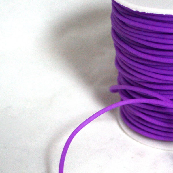 Silicone stitch holder cord tube 2m for knitting 2mm