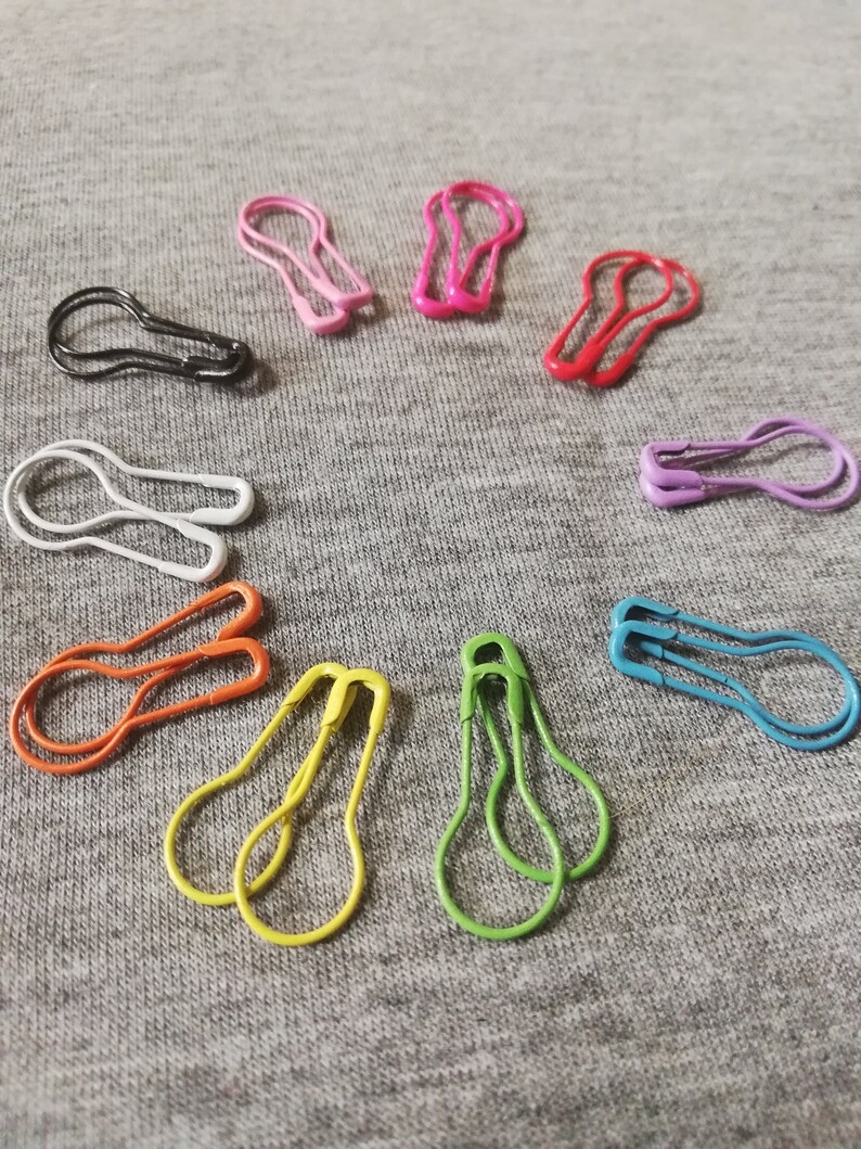 20 pieces bulb shaped metal stitch markers safety pins Etsy
