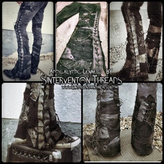 leather pants cowboy boots