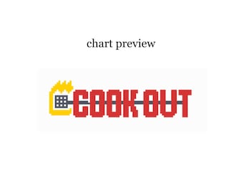 Cook Out - Needlepoint Digital Chart
