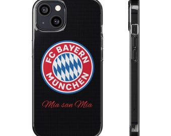 Funda de teléfono divertida, cubierta de teléfono de fútbol, cubierta de teléfono celular del Bayern de Múnich