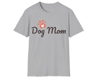 Unisex Lustiges T-Shirt, Unisex Hund Mama Jersey, Unisex Lustiges T-Shirt