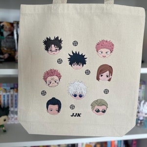 JJK Chibi Tote bag | Anime Tote bag