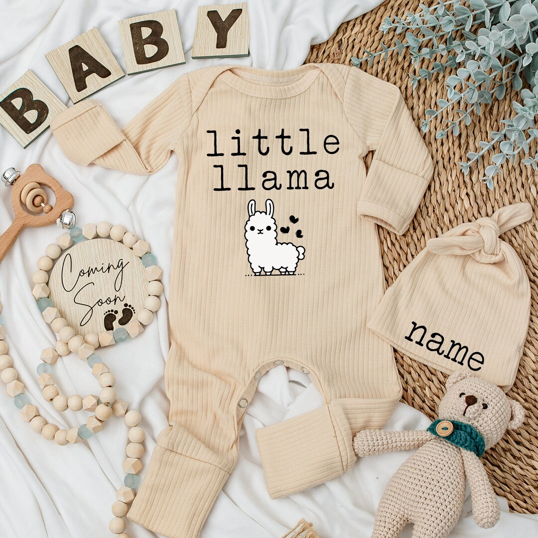 Gender Neutral Baby Llama Baby Clothes Buy Pack Llama Sleepsuits