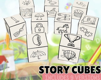 Story cubes | Story telling | Storytelling Game | Storytelling Dice | Storytelling Aids | Story Writing Prompts | Educational Games for Kids
