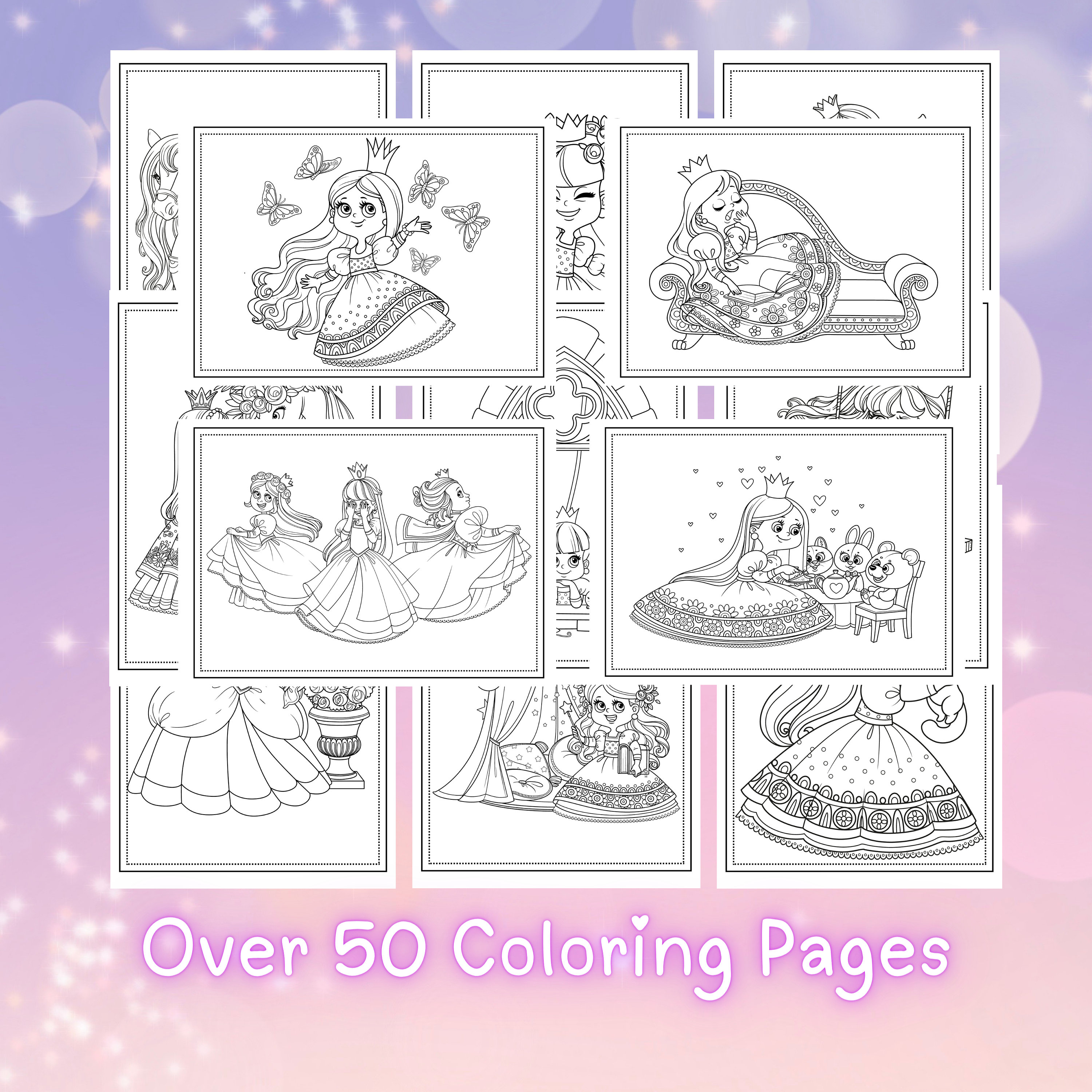 Princess Coloring Pages | Princess Coloring Sheets | Princess Coloring ...