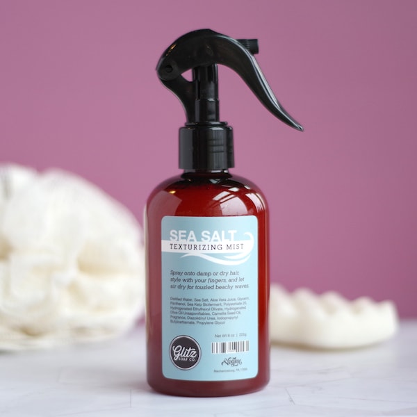 Sea Salt Texturizing Hair Mist Spray - Vegan, Handmade, Eco-Friendly, Beachy Waves