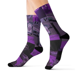 Trapped In My Mind Socks – Joker-Inspired Chaos Design for Bold Expression