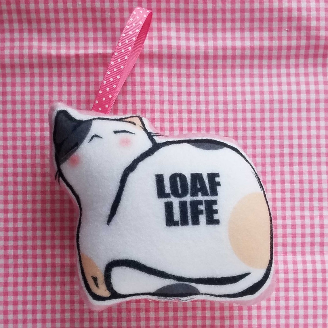 Kawaii Small Loaf Life Cat Flannel Plushie . Cute Cat Plushie - Etsy