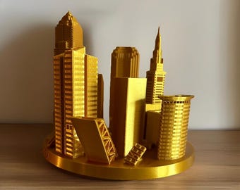 Cleveland Skyline 3D model desktop NEW 2024 Sherwin Williams world Headquarters building