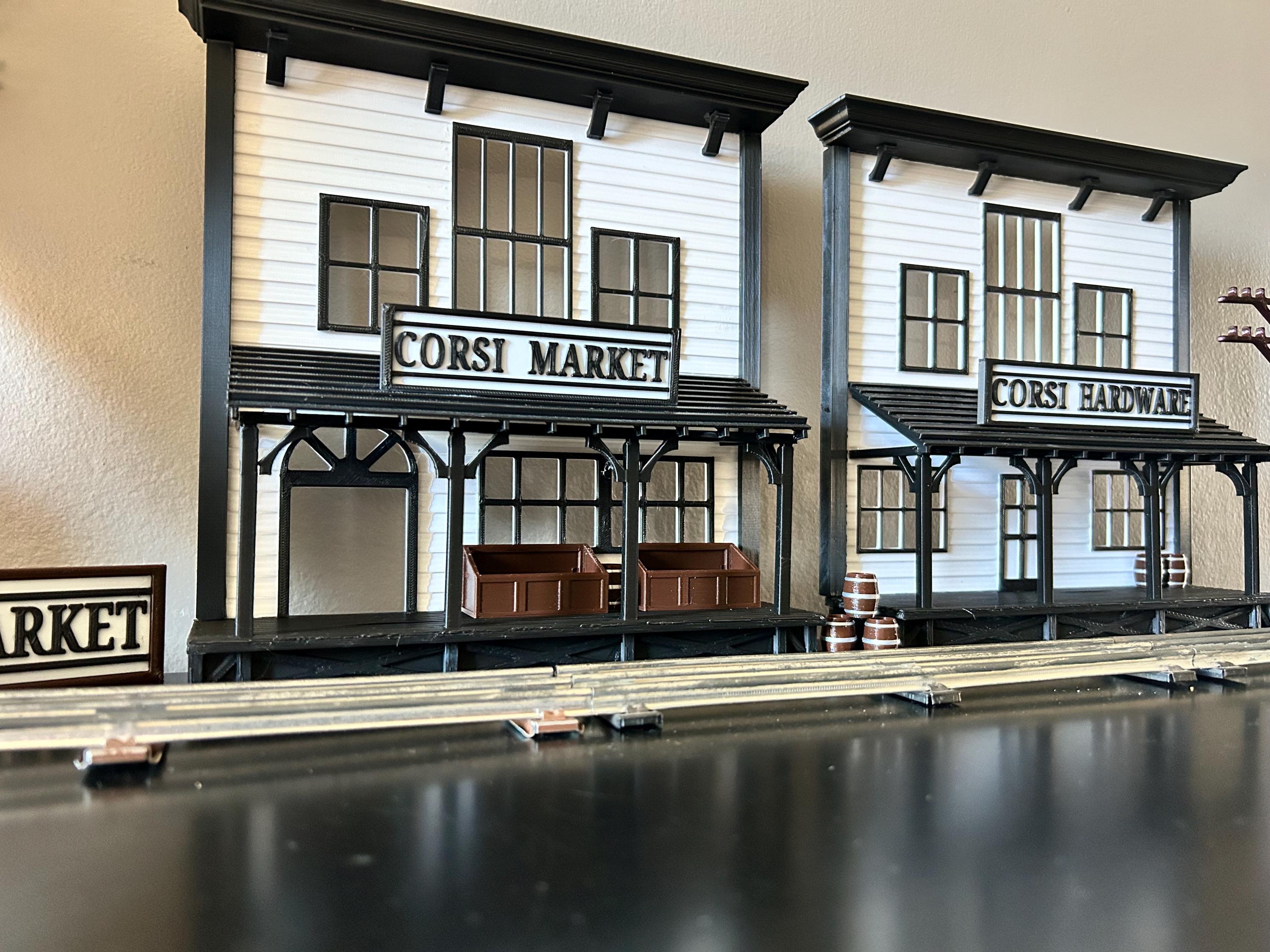 Personalized O Scale Train Store Facade: General Store or Hardware - Etsy