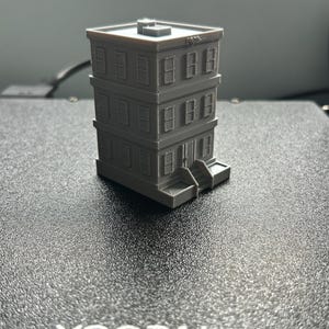 N scale Apartment building for Train set display N gauge N scale Lionel trains 3d town village decoration design setup layout scenery model