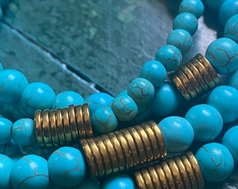 Turquoise and Gold Dreams