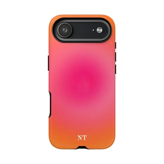 Pink and Orange Aura phone case, aura phone case, orange phone case, pink  phone case, gradient phone case
