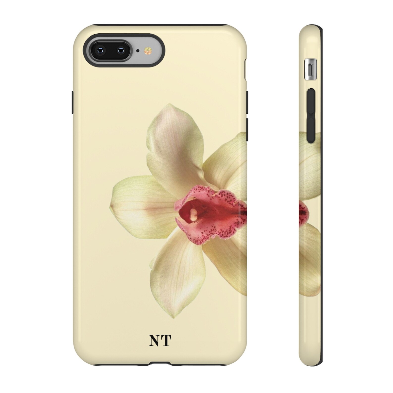 Yellow Orchid Phone Case, Flower Phone Case, Realistic Flower Phone