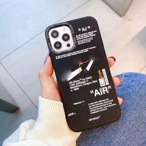 Étui design pour iPhone Noir