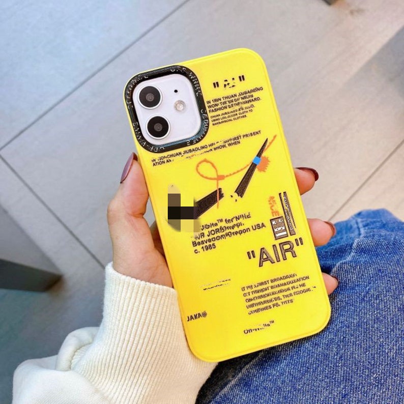 Étui design pour iPhone Jaune