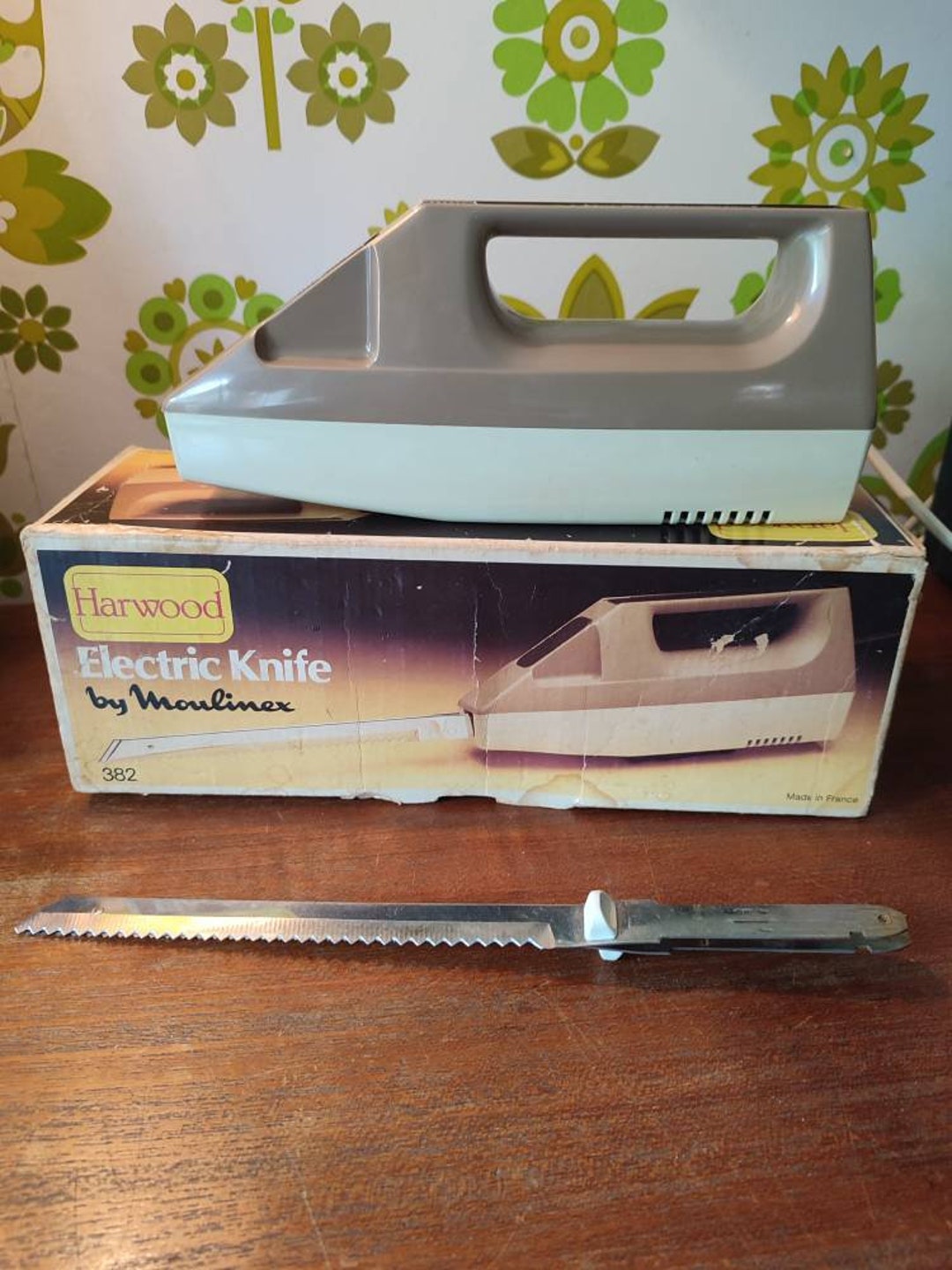 Vintage Moulinex Electric Knife Working PAT Tested Boxed Etsy