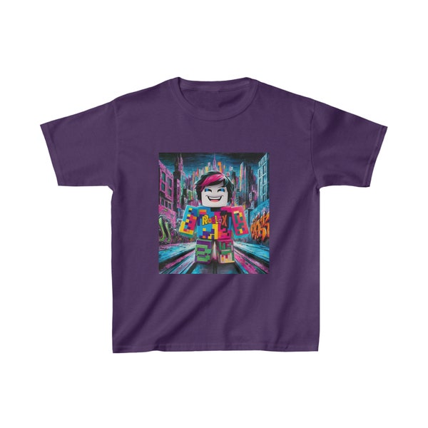 ROBLOX T-shirt for kids in many colors, Roblox shirt, Roblox item, Roblox motif, Roblox gift, Roblox fan
