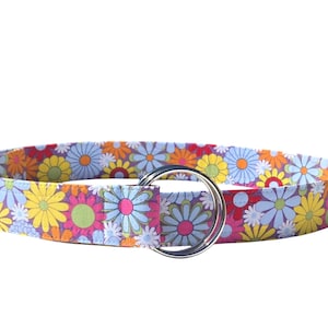 Multicolor Retro Floral  Print Fabric Belt