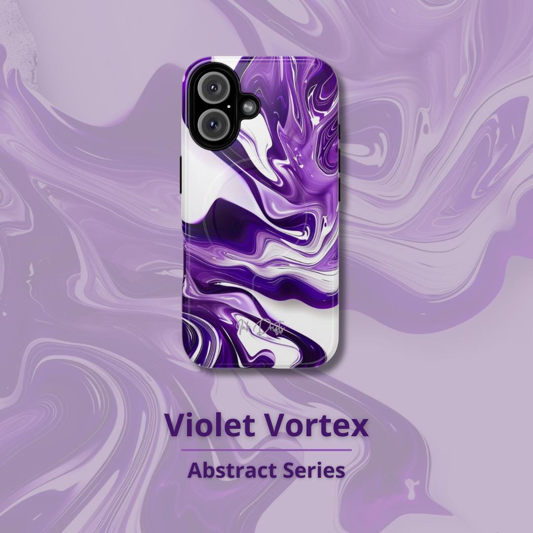 Violet Vortex | Magsafe iPhone Case - Etsy