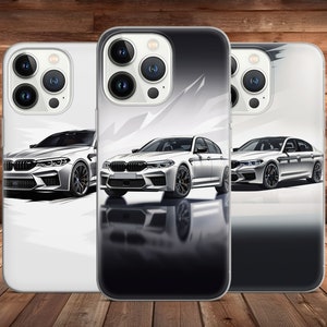 Beierse M5 Competitie Luxe Sportwagen telefoonhoesje voor iPhone 15 14 13 Pro Max 12 11 X XS 8 Samsung S23 FE S24 Ultra A15, Pixel 8A, Huawei