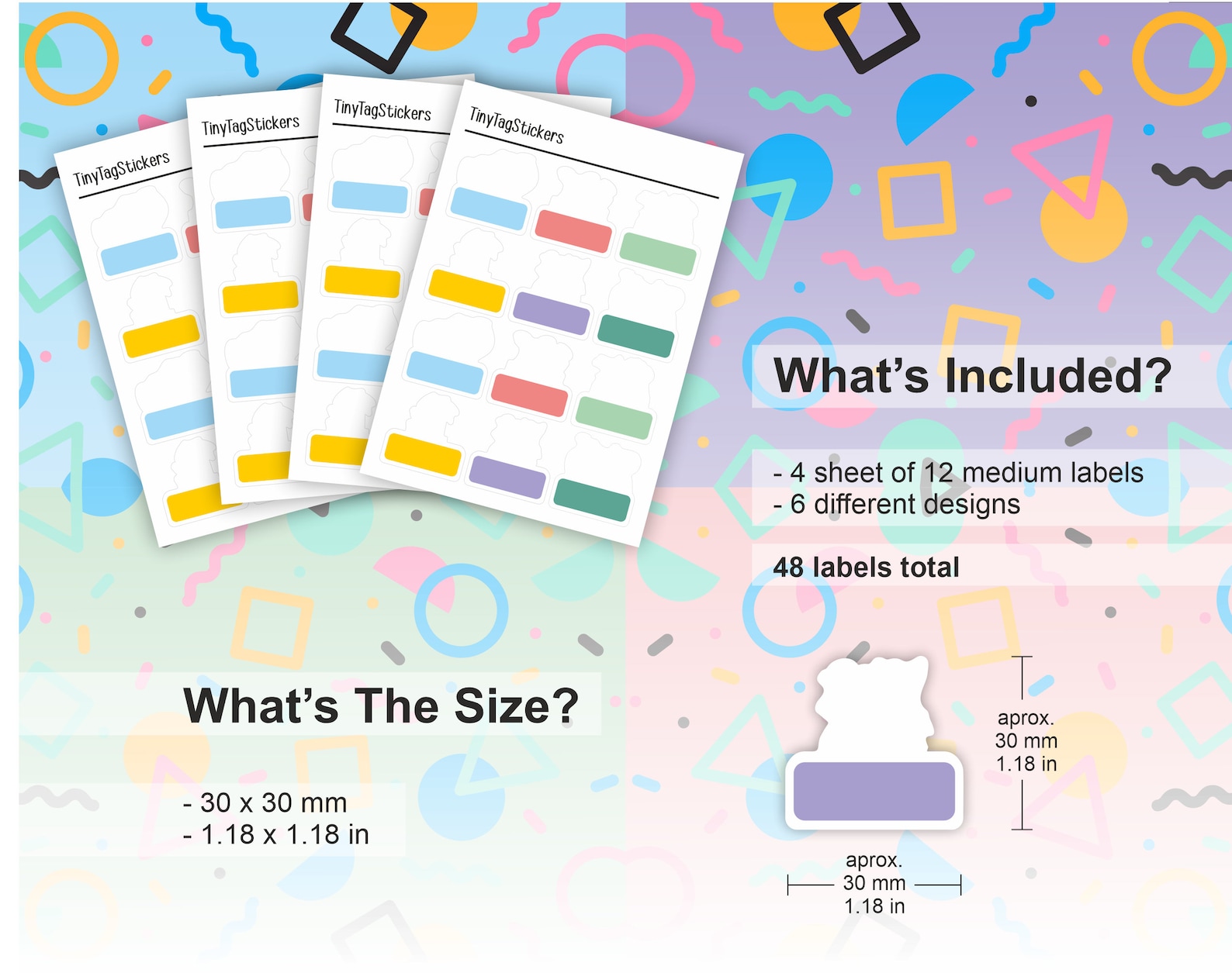 Dishwasher Safe Printable Labels