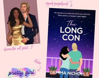 The Long Con von Gemma Nicholls *signiertes Taschenbuch*